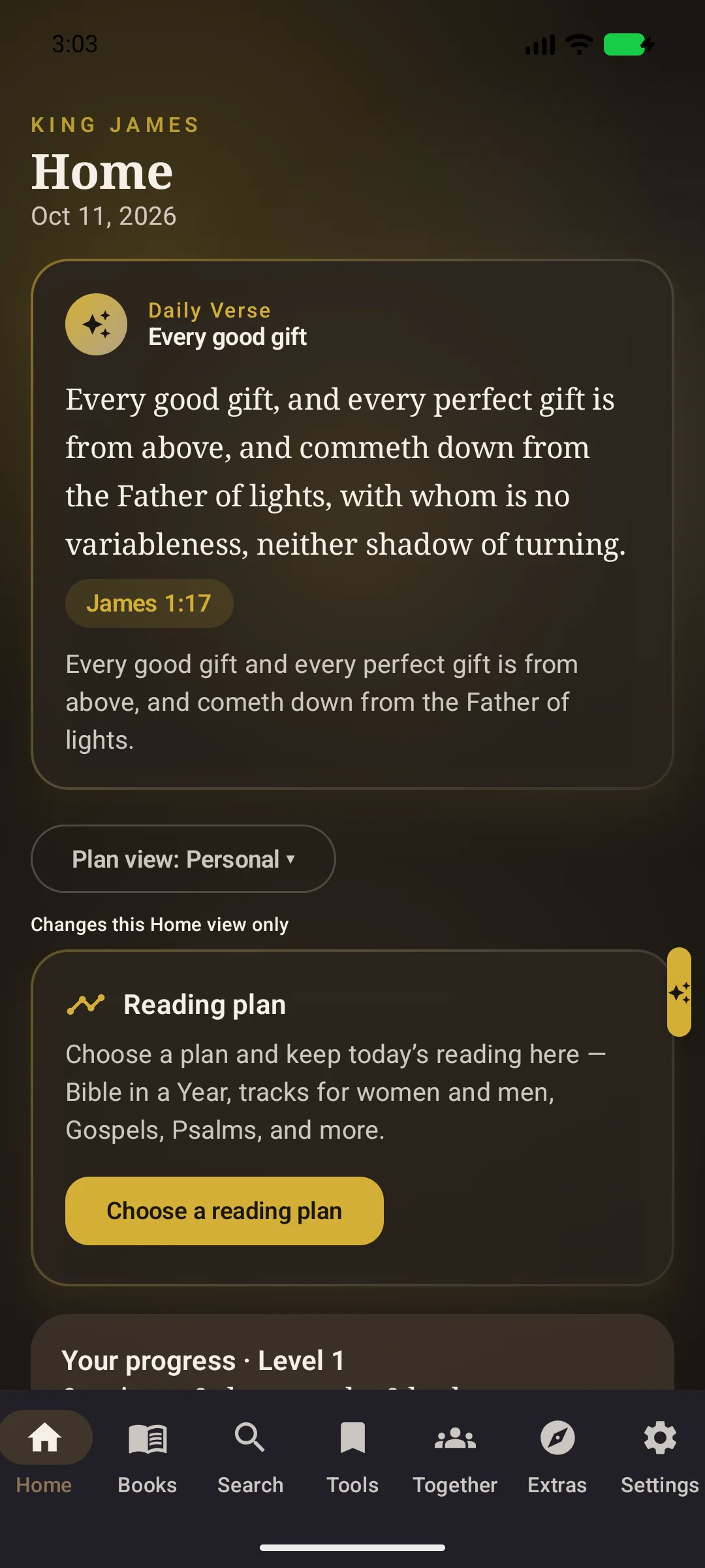 Current Bible Together home