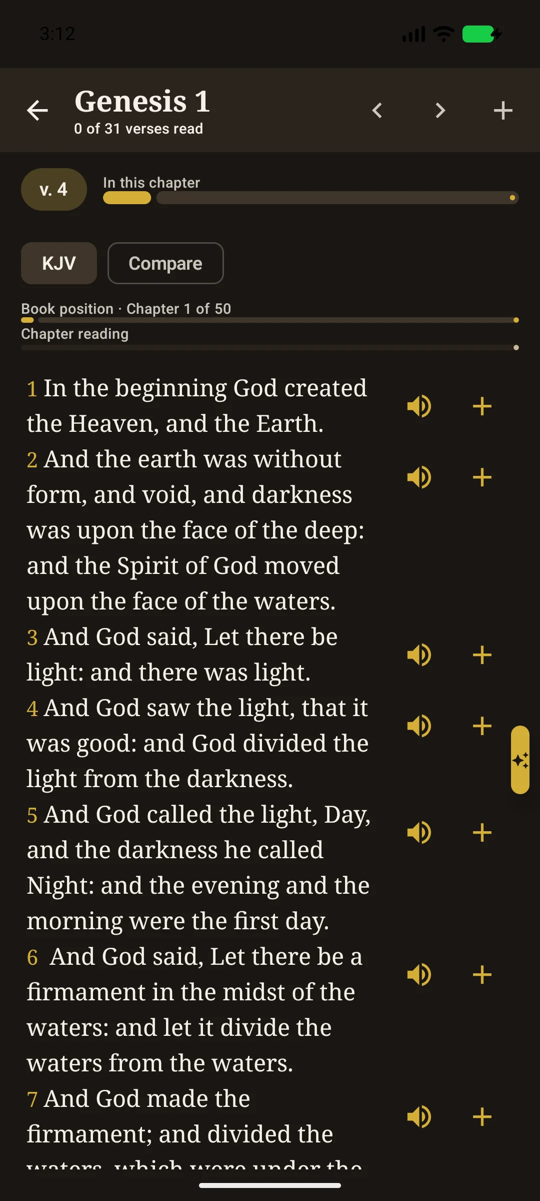 Current Genesis reader in Bible Together